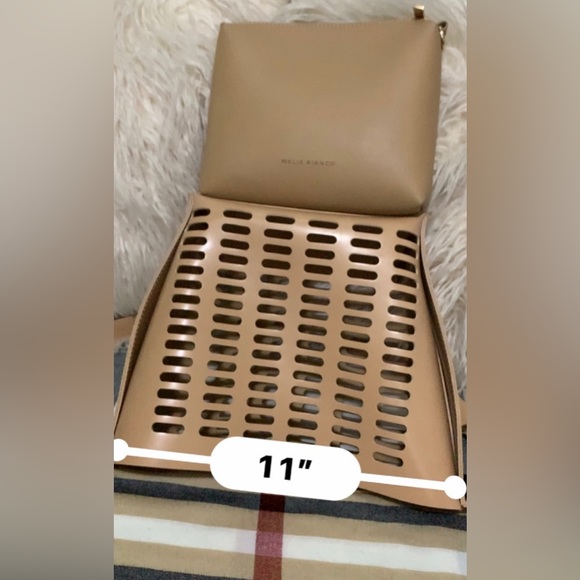 🌺 MELIE BIANCO🌺BOUQUET 2 PIEZAS 🌺CAQUI/CREMA 🌺PIEL GENUINA 🌺#MBV - Picture 16 of 16